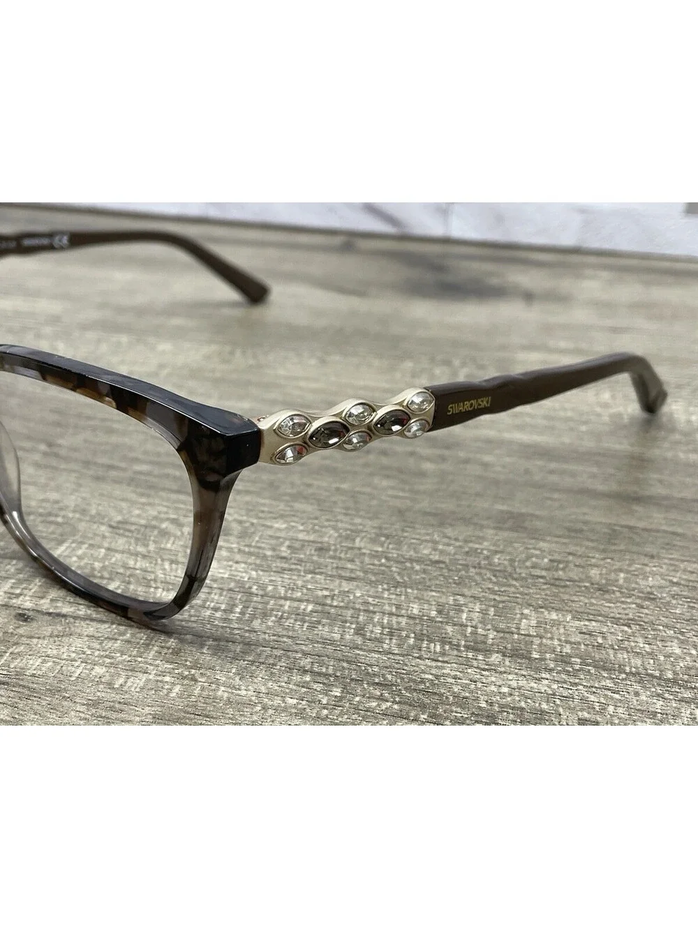 Swarovski SW5133 Fancy 059 w/ Crystals 54-15-140 Women’s Brown Eyeglasses Frames